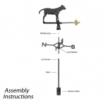 Weathervane Dog Assembly